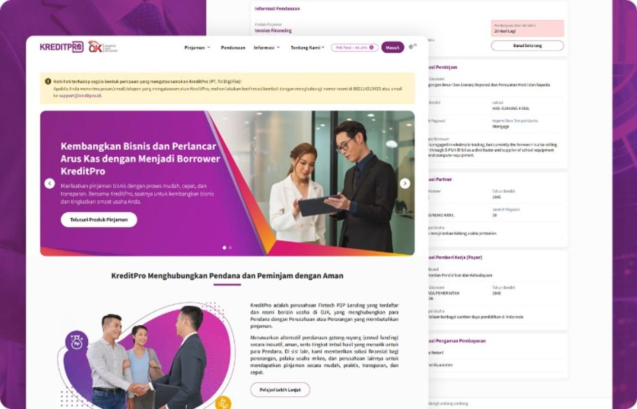 KreditPro - Platform P2P Lending